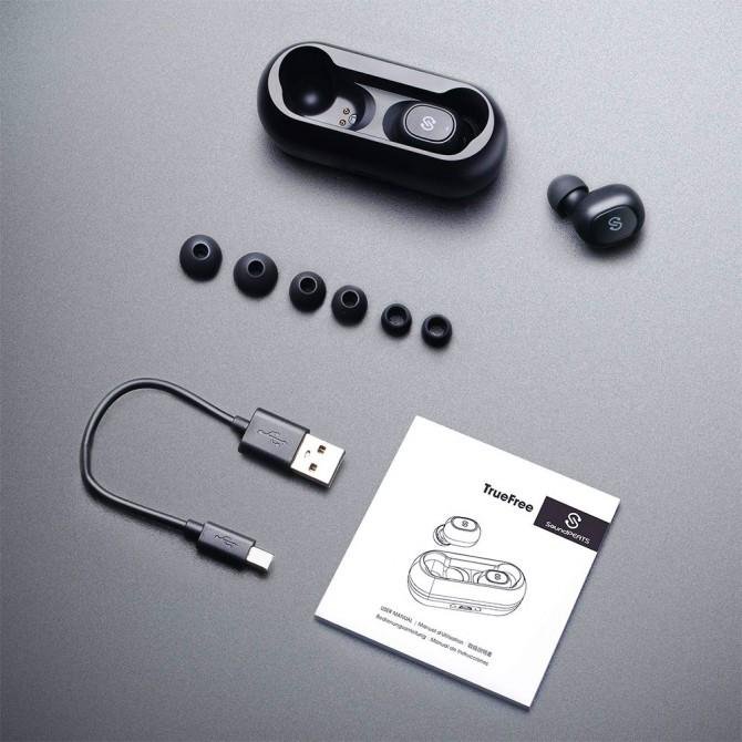 Беспроводные наушники SoundPeats True Mini Серый-2