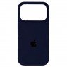 Силиконовый чехол для iPhone 17 Pro Max Dark Blue FULL