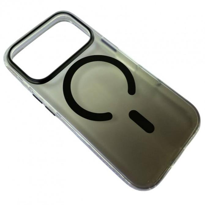 Чохол TPU+PC Phantom with MagSafe для Apple iPhone 17 Pro (6.3") Grey-2