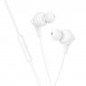 Проводные наушники HF Hoco M114 Type-C White + mic