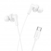 Проводные наушники HF Hoco M114 Type-C White + mic Проводные наушники HF Hoco M114 Type-C White + mic