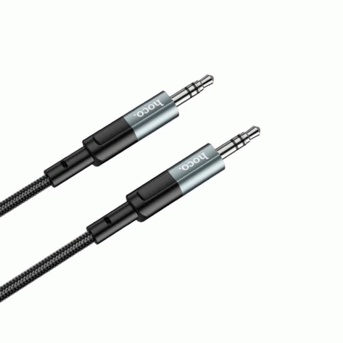 Кабель AUX Hoco UPA23 3.5`` 1m Metal Grey