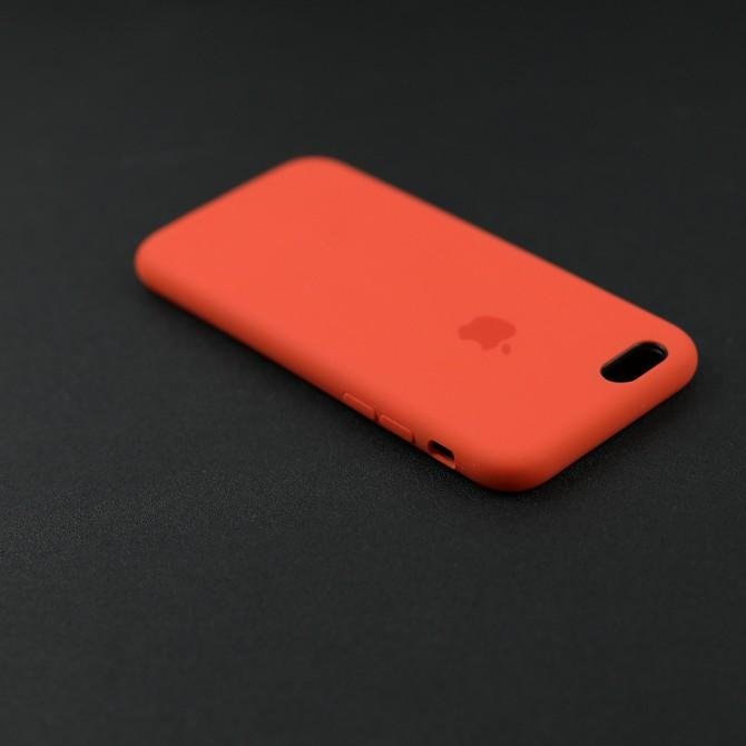 Чехол силиконовый для iPhone 6/6s Оранжевый FULL-2