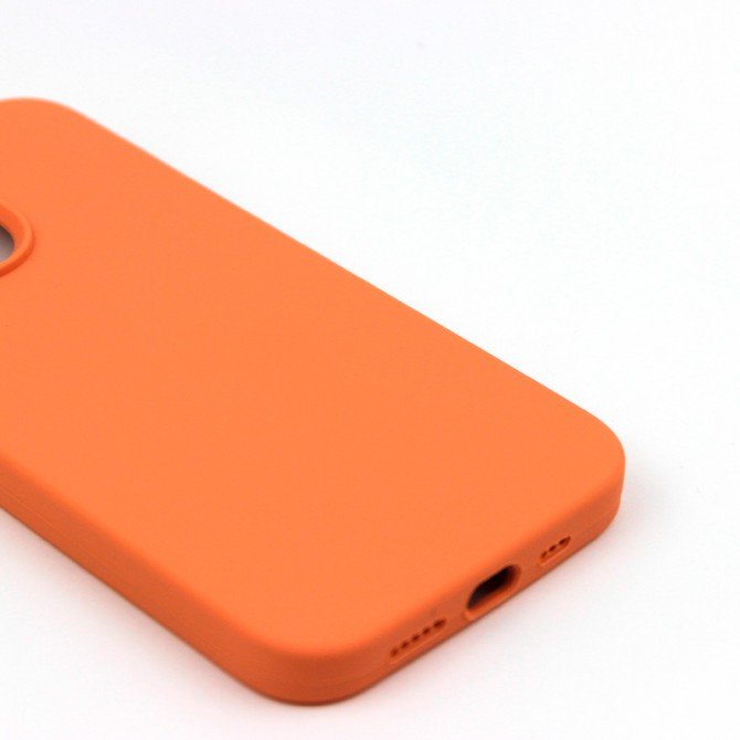 Оригінальний силіконовий чохол для iPhone 13 Світло Персиковий FULL (без лого)-2