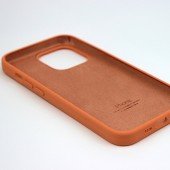 Оригинальный силиконовый чехол для iPhone 13 Светло Персиковый FULL (без лого) Оригинальный силиконовый чехол для iPhone 13 Светло Персиковый FULL (без лого)