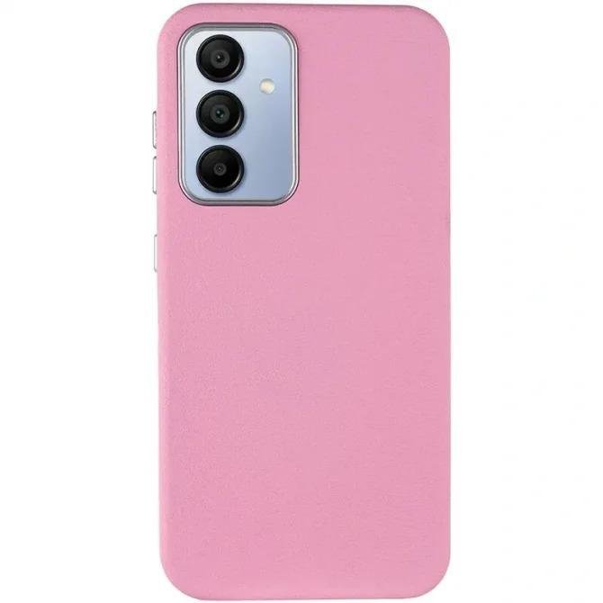 Шкіряний чохол Leather Case Metal Buttons для Xiaomi Redmi A3 Light Pink