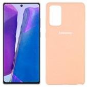 Чехол Original Soft Case Samsung Note 20 Ultra Бежевый FULL
