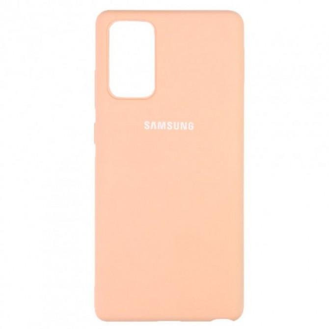 Чехол Original Soft Case Samsung Note 20 Ultra Бежевый FULL-1