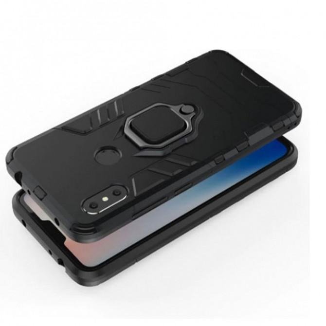 Чохол HONOR Hard Defence Series Xiaomi Redmi Note 6 Pro Black (with magnet)-1