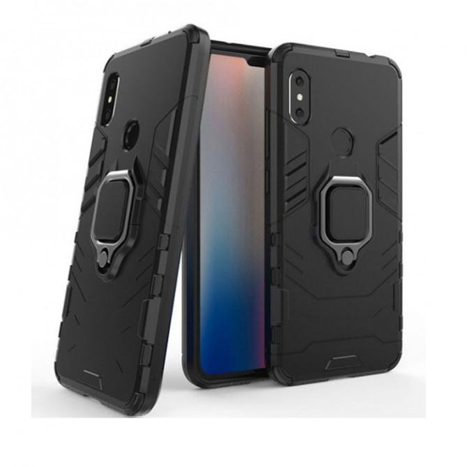 Чохол HONOR Hard Defence Series Xiaomi Redmi Note 6 Pro Black (with magnet)-2