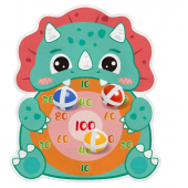 Інтерактивна гра Dinosaur Athletics Gun на липучках + мішень Green