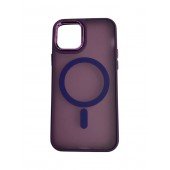 Чохол Pjur with Magsafe for iPhone 12/12 Pro Dark Purple Чохол Pjur with Magsafe for iPhone 12/12 Pro Dark Purple