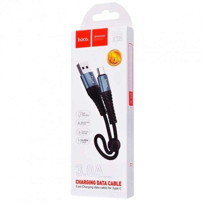 USB кабель Hoco X38 Cool Type-C Black 1m-2
