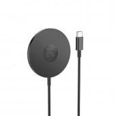 Бездротовий зарядний пристрій Hoco CW50 3in1 wireless fast charger Black