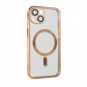 Силиконовый чехол SHINING with MagSafe для iPhone 14 Золотой Силиконовый чехол SHINING with MagSafe для iPhone 14 Золотой