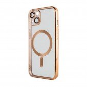 Силиконовый чехол SHINING with MagSafe для iPhone 14 Золотой Силиконовый чехол SHINING with MagSafe для iPhone 14 Золотой