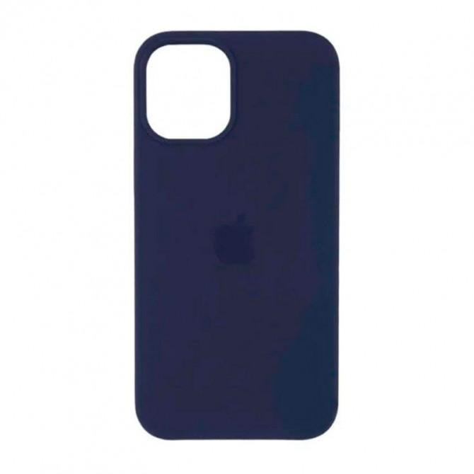 Силиконовый чехол для iPhone 15 Pro Max Midnight Blue FULL