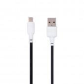 Кабель Gelius Full Silicon GP-UCN001M MicroUSB (1.2m) (18W) Black/White