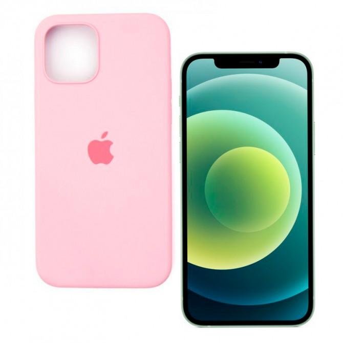 Чехол силиконовый для iPhone 12 /12 Pro Розовый-1