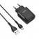 Мережевий зарядний пристрій 1USB Hoco C72Q QC3.0 Black + USB cable MicroUSB (2.1A)