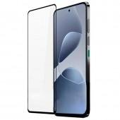 Захисне скло для Infinix Hot 60 Full Glue (0.3 мм, 2.5D, чорне) ЛЮКС