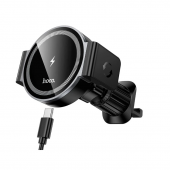 Холдер Hoco HW 35 magnetic fost charding (air outlet) 15w Black