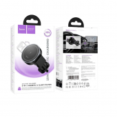 Холдер Hoco HW 35 magnetic fost charding (air outlet) 15w Black