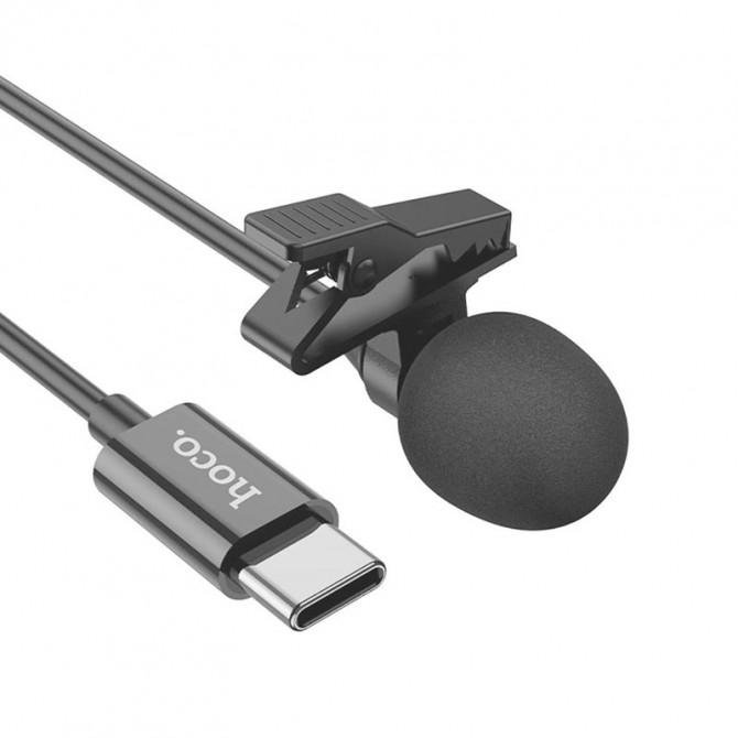 Мікрофон Hoco L14 Type-C Чорний-1