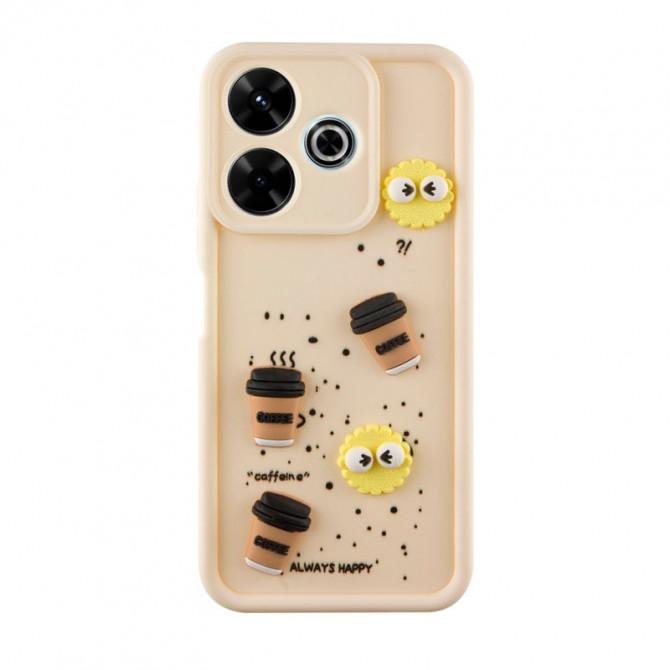 Чохол TPU Toys Case для Xiaomi Redmi 13C/ Poco C65 4G (Sand / Always Happy)