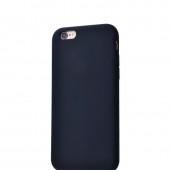 Оригинальный силиконовый чехол для iPhone 6/6s Черный FULL (без лого)