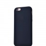 Оригінальний силіконовий чохол для iPhone 6/6s Чорний FULL (без лого)