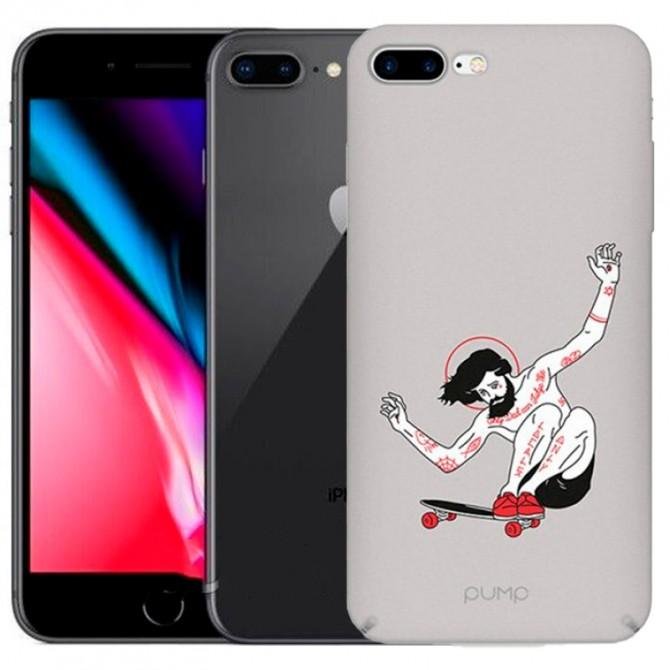 Чехол Pump Tender Touch Case for iPhone 8 Plus/7 Plus Skating Hipster-1