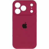 Силіконовий чохол для iPhone 17 Pro Rose Red FULL