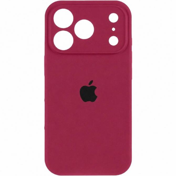 Силіконовий чохол для iPhone 17 Pro Rose Red FULL