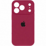 Силіконовий чохол для iPhone 17 Pro Rose Red FULL