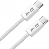 Кабель Blueo Braided PD Fast Charging USB-C to USB-C Cable (2m) White