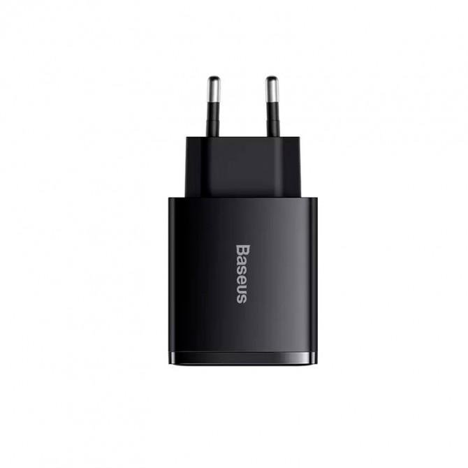 МЗП 2USB + Type-C Baseus Compact Quick Charger 30W (CCXJ-E01) Black-1