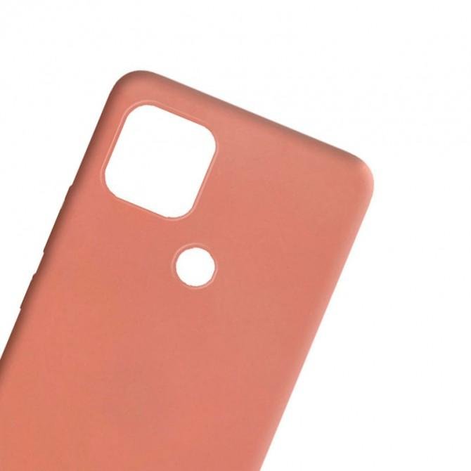 Силиконовый чехол Candy для Oppo A15S/ A15 Персиковый-1