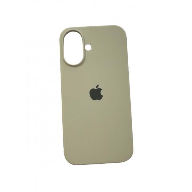 Cиліконовий чохол для iPhone 16 Antique White FULL