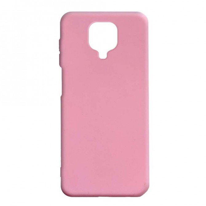 Силіконовий чохол Candy для Xiaomi Redmi Note 9s/Note 9 Pro Рожевий-1