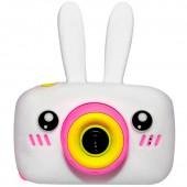 Дитячий цифровий фотоапарат з чохлом DL174 White
