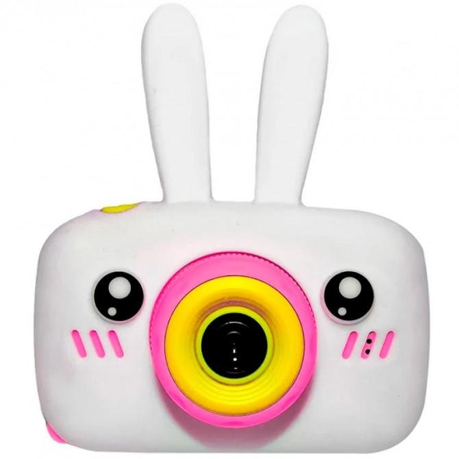 Дитячий цифровий фотоапарат з чохлом DL174 White