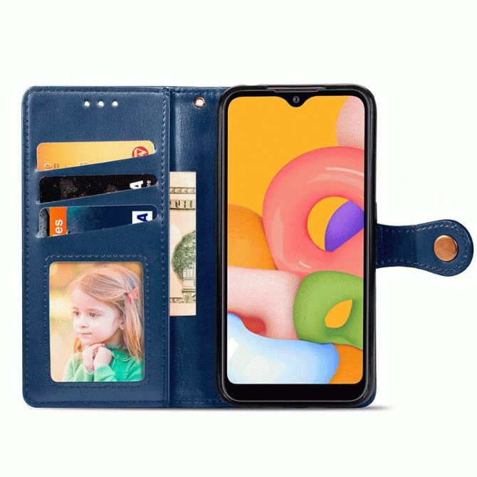 Чехол-книжка GETMAN Gallant for Xiaomi Redmi Note 13 4G Blue-1