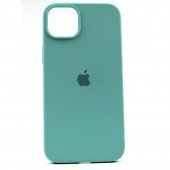 Оригинальный силиконовый чехол для iPhone 14 Ice Sea Blue FULL Оригинальный силиконовый чехол для iPhone 14 Ice Sea Blue FULL