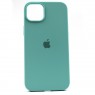 Оригинальный силиконовый чехол для iPhone 14 Ice Sea Blue FULL