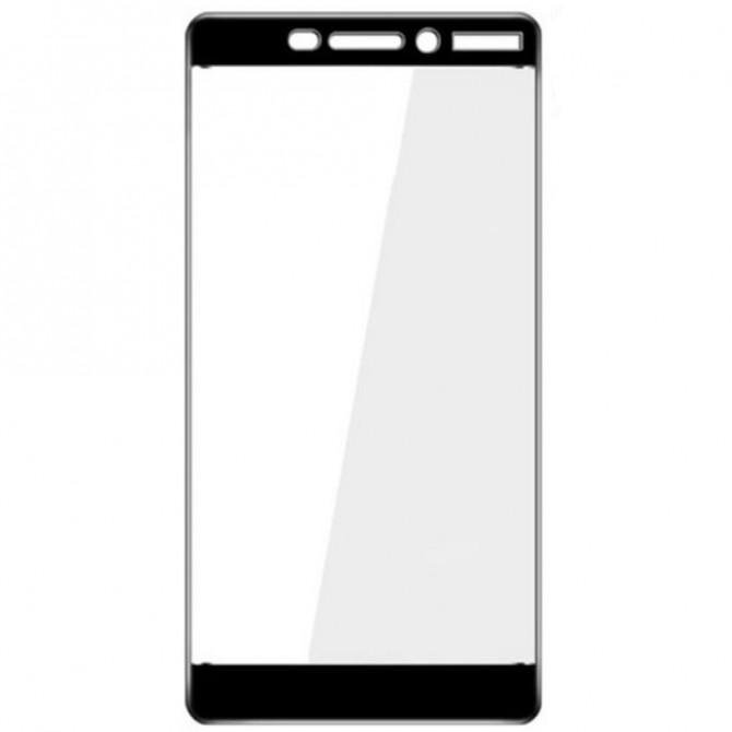 Захисне скло для NOKIA 6 2018 (0.3 мм, 2.5D, з чорним Silk Screen покриттям)-3