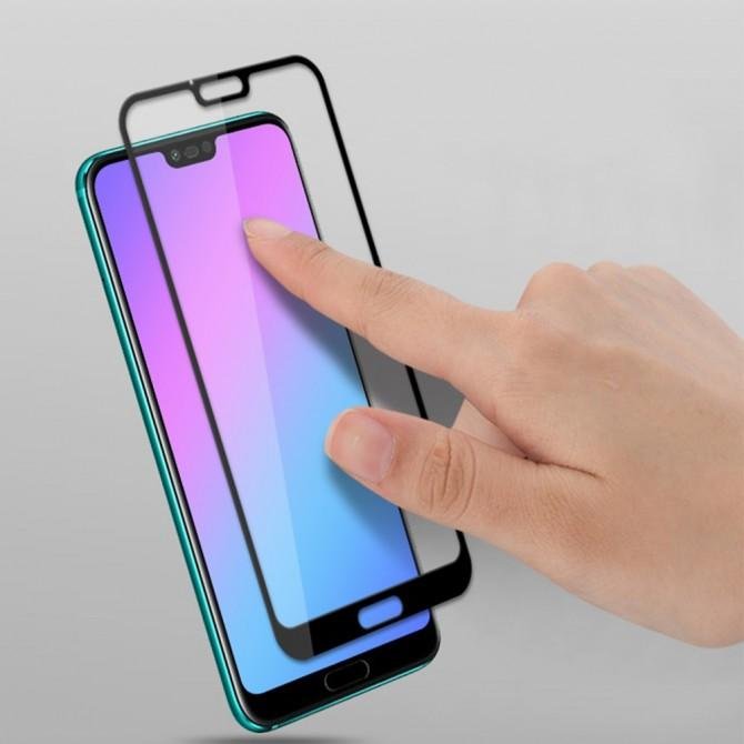 Защитное стекло для HUAWEI Honor 10 (0.3 мм, 2.5D, с чёрным Silk Screen покрытием)-5