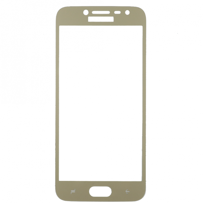 Защитное стекло для SAMSUNG J250 Galaxy J2 (2018) (0.3 мм, 2.5D, с золотистым Silk Screen покрытием