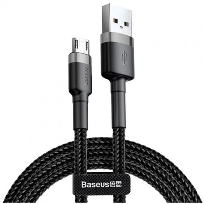 Кабель Baseus Cafule MicroUSB (CAMKLF-CG1) Black 2m