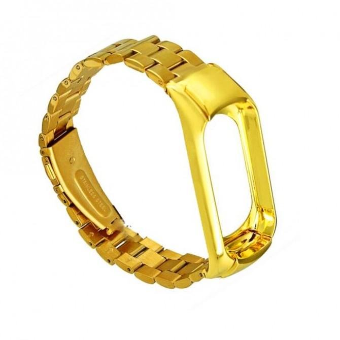 Ремешок для Xiaomi Band 3 Bead design Золотой